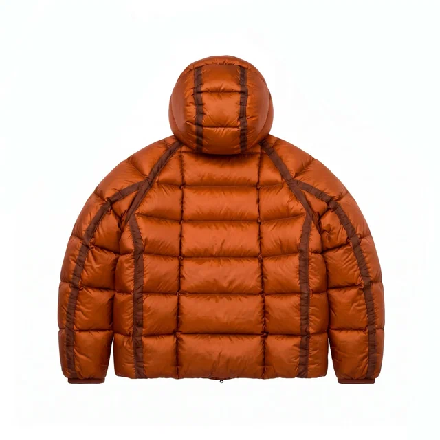 Пуховик C.P. Company D.D. Shell Hooded Down Puffer Jacket orange