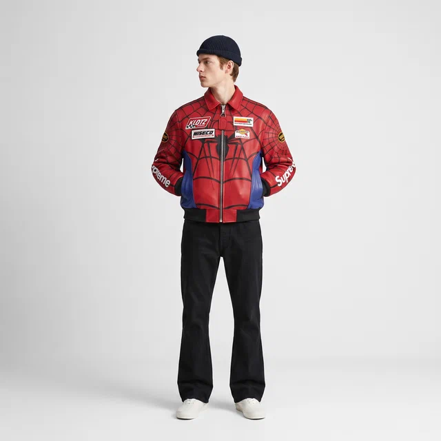 Куртка Supreme x Vanson Leathers Spider-Man Jacket