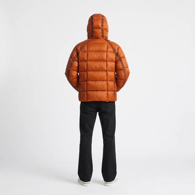Пуховик C.P. Company D.D. Shell Hooded Down Puffer Jacket orange — фото 4