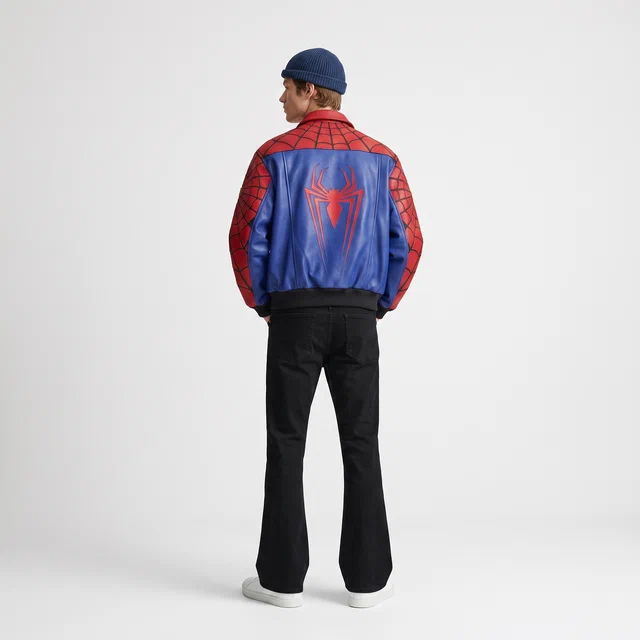 Куртка Supreme x Vanson Leathers Spider-Man Jacket — фото 4